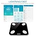 Triomph Smart Scale, Body Fat Scale with iOS and Android App Digital Bathroom Scale for Weight, Body Fat, Water, Muscle, BMI, Bone Mass Black