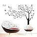 Large Family Tree Wall Decal Decor-Family Picture Frames Wall Decal, Vinyl Tree Photo Frames Wall Stickers for Living Room Bedroom Home Decor