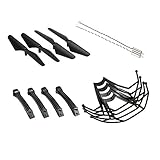 GoolRC T5 Parts CW/CCW Propeller Landing Gear CW/CCW Motor Protective Ring Set for GoolRC T5 T5C T5W T5G RC Quadcopter