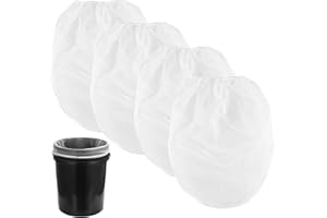 CREZTAIL Paint Strainer Bag, 5 Gallon Fine Mesh Paint Filter Bag with Elastic Top Opening, Paint Coating Filter Bag for Paint, Brewing & Gardening (4-Pack)