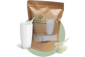 THE SPIRIT OF THE FOREST Milk Kefir Powder Ready To Use No Maintenance - Freeze Dried Milk Kefir made with Live Active Probiotic Cultures - Non GMO Gluten Free - Health Starter - Leche de Bulgaros en Polvo