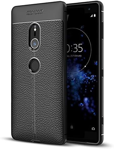 Sony Xperia XZ2 case, Taorey Ultra Thin and Slim - Shockproof Drop Protection - Anti Slip and Scratch - TPU Leather TexturedScratch-Resistant For Sony Xperia XZ 2 case 2018 (Black)…