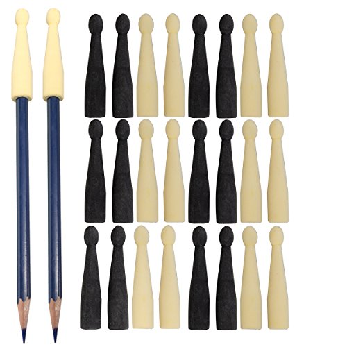 The Board Dudes (24 Count) Drumstick Pencil Topper Erasers Gift Bag Fillers Party Favors Bulk Pack