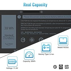 38Wh F62G0 Battery for Dell Inspiron 13 7000
