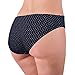 ABClothing Women's Cotton Low Rise Bikini Underwear 6 Pack Black Multi-Color XS/2XL