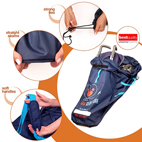 MyEasy Stroller Travel Bag for Airplane Gate Check Bag for Stroller