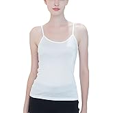 METWAY Womens Silk Camisole/Spaghetti Strap Mulberry Silk Cami Tops/Stretchable Real Knit Silk Tank Undershirt for Layerling