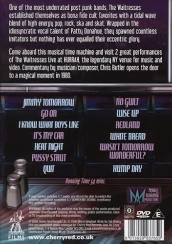 The Waitresses Live At Hurrah in Bahrain | Whizz New Wave 