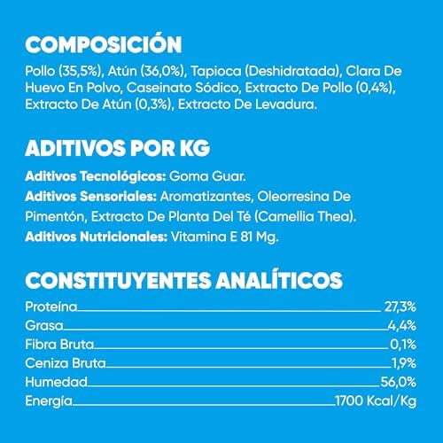 Churu Fun Bites Snack para gatos, Chicken Bites com Coração de Atum – 8 Pacotes de 12 g – Macios e cremosos – Comida para gatos sem conservantes ou corantes artificiais, sem cereais