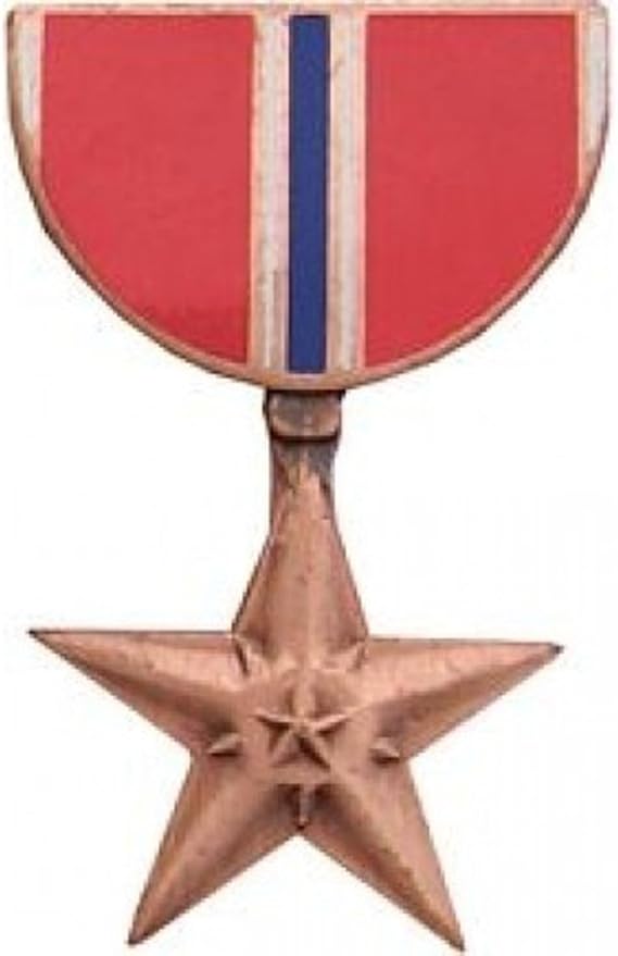 Bronze Star Medal Lapel or Hat Pin Clothing