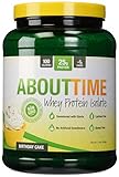 SDC Nutrition About Time Whey Protein Isolate Powder, Birthday Cake, 2 Pound