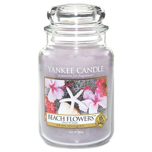 Yankee Candle Large 22Oz Jars-Beach Flowers Yankee Candle Large Jar