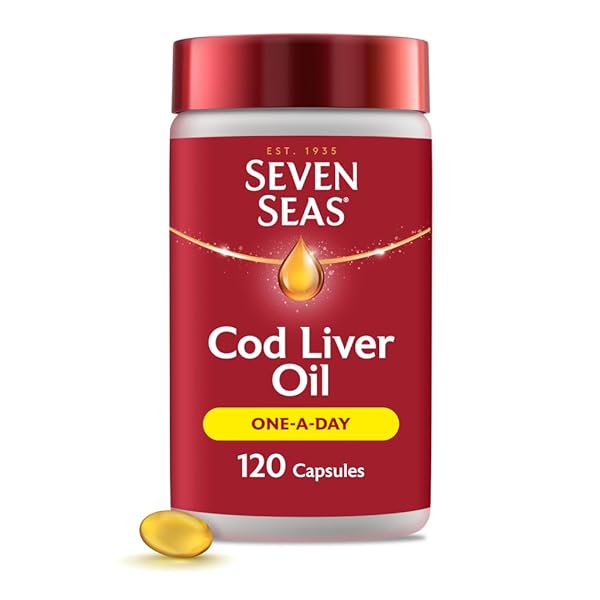 SEVEN SEAS PURE COD LIVER OIL 120 CAPSULES