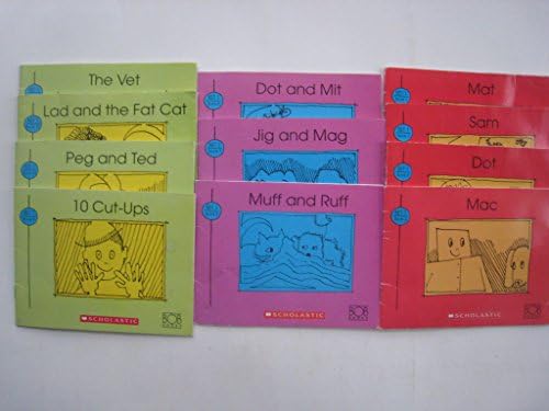 Bob Books, Beginning Readers, Set 1, 12 Books Paperback – 1 Oct. 1994