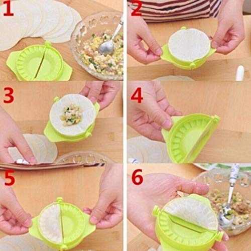LEANO Durable Portable Kitchen Dumpling Mold Make Dumplings Tool Cake Knives
