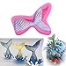 Mujiang Mermaid Tail Scales Mat Silicone Jelly Cake Decorating Sugar Candy Chocolate Fondant Molds