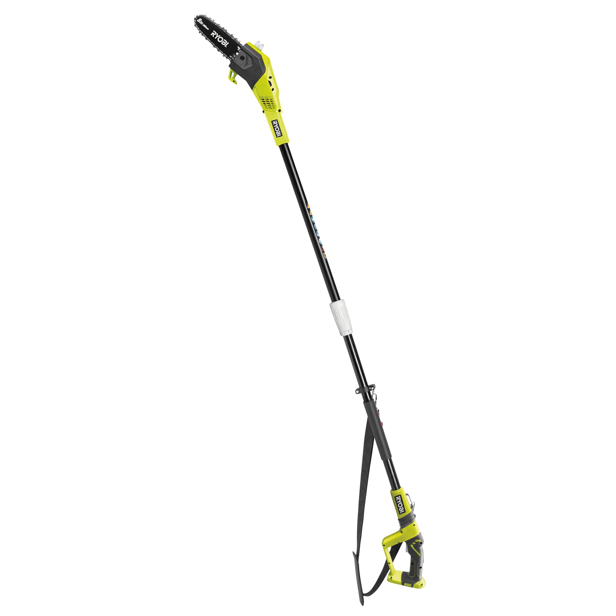 RYOBI RPP182020 ONE+ 18V Cordless Pole Pruner, Hyper Green, 20 cm Bar (with 1 x 2.0Ah Battery)