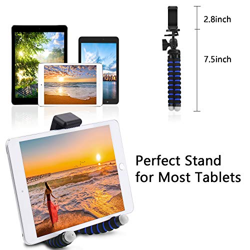 Phone Tripod, PEYOU [5 in 1] Flexible Octopus Tripod Stand + 2PCS Tripod Adapter for Gopro + Phone Mount Holder + Bluetooth Wireless Remote Shutter Compatible for iPhone Samsung Gopro Sports Camera - Thumbnail 4
