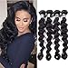 Star Show Hair Malaysian Virgin Hair Loose Wave 4 Bundles Malaysian Loose Wave Hair Extensions 100% Unprocessed Human Hair Weave Natural Color (100+/-5g)/bundle