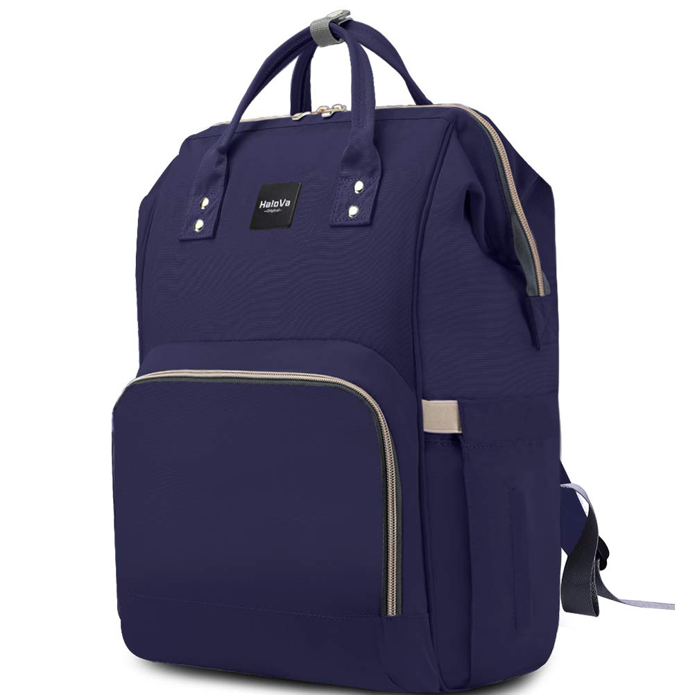 HaloVa Diaper Bag Multi-Function Waterproof Travel Backpack Nappy Bags for  Baby Care, Large Capacity, Stylish and Durable, Dark Blue in Kenya | Whizz Diaper  Bags