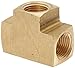 Eaton Weatherhead 3700X6 Brass CA360 Fitting, Tee, 3/8
