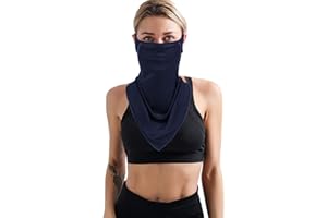 Kyerivs Face Mask Reusable Washable Cloth Bandanas Women Men Neck Gaiter Cover Ear Loops
