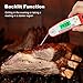 Meat Thermometer, ARNIL Waterproof Digital Meat Thermometer Instant Read Digital Food Cooking Thermometer with LCD Backlit Function for Kitchen, BBQ, Grilling, Candy, Milk, Grill Smoker