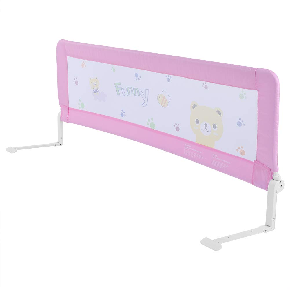 Kids Bed Rails 180cm Folding Bed Guard Childs Toddler Safety Rail Baby Single Bedrail Breathable Pink Buy Online In Jamaica At Jamaica Desertcart Com Productid