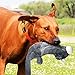 Durable Dog Toys for Aggressive Chewers Indestructible Large Dog Toys Funny Dog Squeaky Toys Stuffed Big Dog Toys Plush Pet Toys Tough Dog Toys for Small to Large Dogs (Donkey - 21.5 inches, Grey)