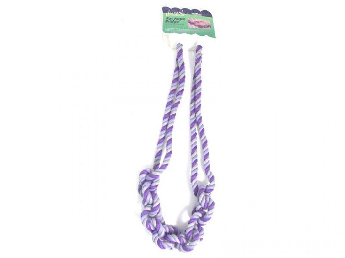 Rosewood Boredom Breaker Rat Rope Bridge, Toy for Small Animals