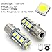 CIIHON 1156 1141 LED Bulb 4 Pack 7506 BA15S LED Interior Light Bulb P21W Backup Reverse Tail RV Camper 12V 18-5050 SMD Turn Signal Lights Xenon White, 1 Year Warranty