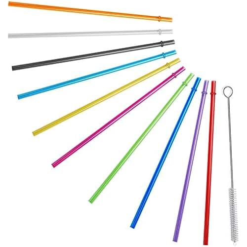 long straws plastic