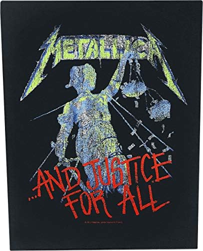 Amazon.com: metallica Cliff em All XLG Back Patch: Clothing, Shoes