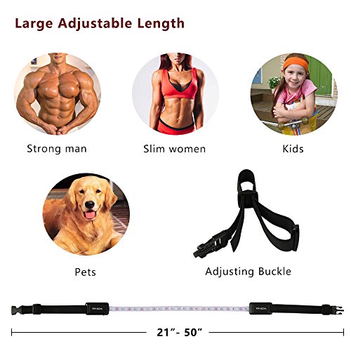 LED Reflective Belt High Visibility Security Light with USB Charging for Cycling Running Climbing