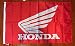NEW HONDA RED WING RACING FLAG 3'X5' MOTORCYCLE MOTOCROSS