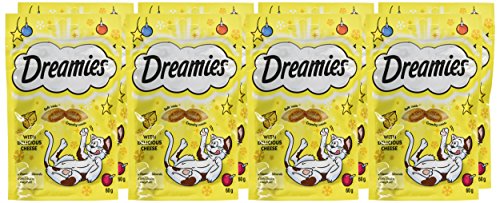 DREAMIES Cheese Cat Treats 60 g (Pack of 8)