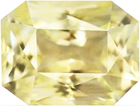 GemsNY 1.19 Carat Untreated Loose Yellow Sapphire Emerald Cut