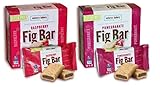 Nature's Bakery Gluten-Free Fig Bar Cookies Made with Ancient Grains 2 Flavor Variety Bundle: (1) Nature's Bakery Raspberry Fig Bars, and (1) Nature's Bakery Pomegranate Fig Bars, 12 Oz. Ea