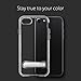 Spigen Crystal Hybrid iPhone 7 / iPhone 8 Case with Water-Mark Free Clear Case and Magnetic Metal Kickstand for Apple iPhone 7 (2016) / iPhone 8 (2017) - Gunmetal