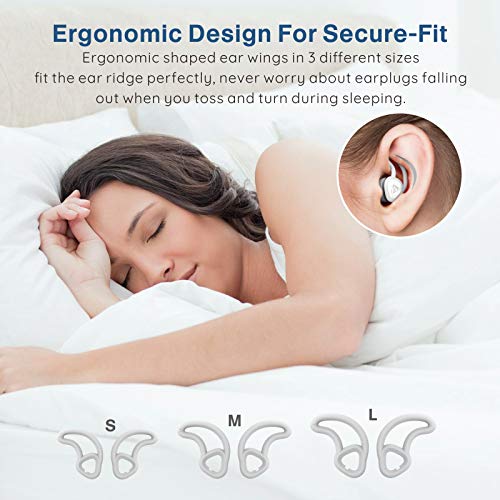 Ear Plugs for Sleeping, Hearprotek Upgraded Foam Tips Sleep earplugs