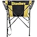 NFL Portable Folding Tailgate Chair with Cup Holder and Carrying Case
