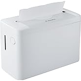 Trifold Paper Towel Dispenser Countertop, 300-Sheet Large Capacity for Multifold Paper Towel, White Heavy Duty Wide-Design