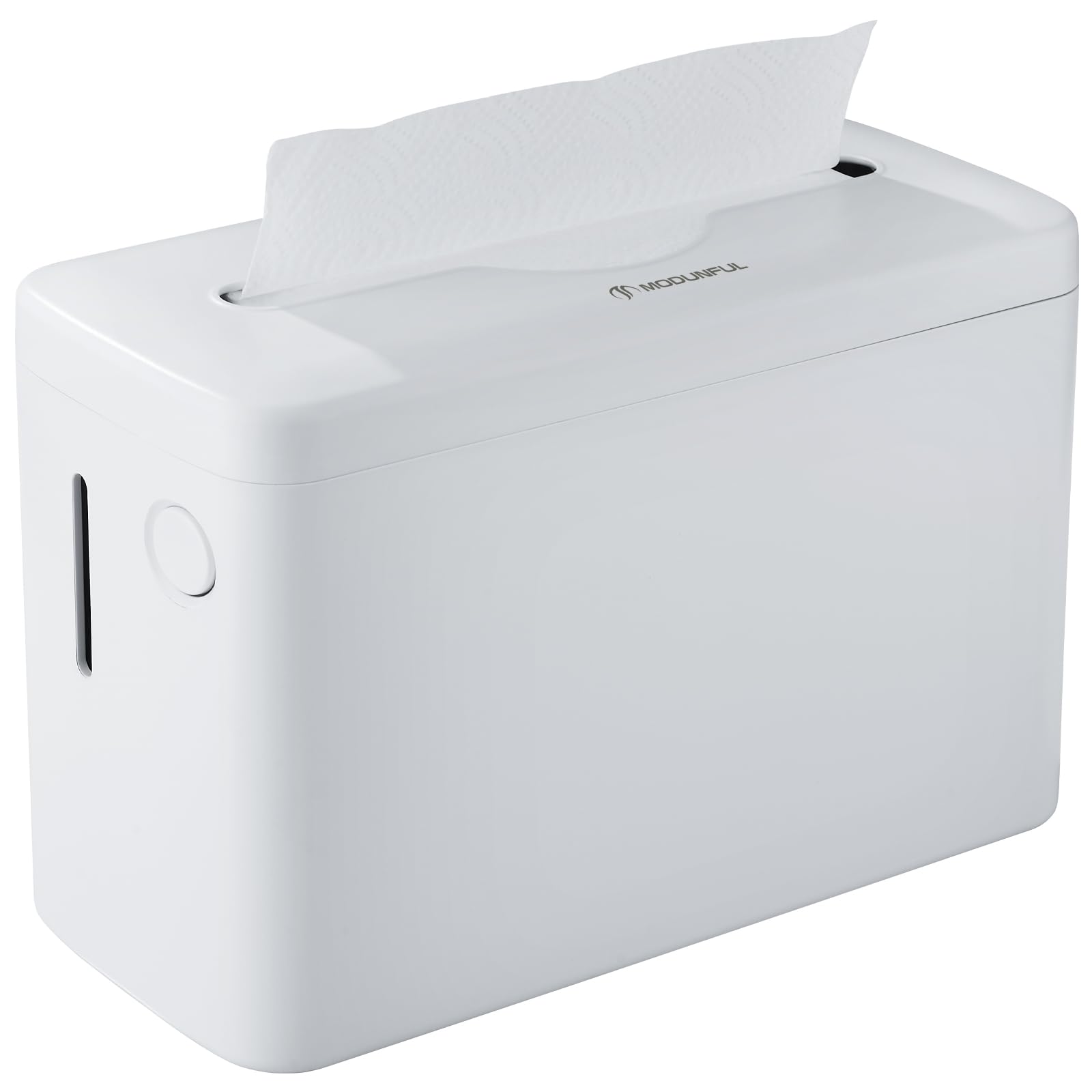 Photo 1 of Paper Towel Dispenser Countertop, Modunful Bathroom Hand Towel Dispenser Commercial Multifold Trifold Paper Towels Dispenser for Home Kitchen Restaurant(White)
