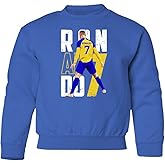 Sheki Apparel Ronaldo 7 Al NASSR Soccer Siuuu Goal Celebration Youth Crewneck Sweatshirt