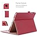 ProCase ASUS ZenPad 3S 10 9.7 Inch Case Z500M - Stand Cover Folio Case for ASUS ZenPad 3S 10 Tablet - Red