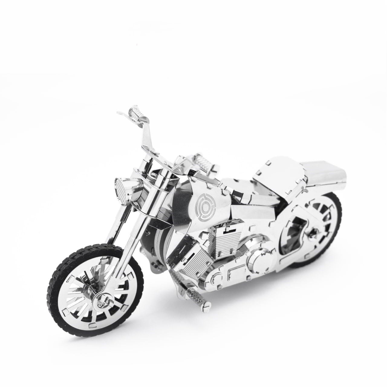 METAL-TIME Roadway Fantasy Motorcycle DIY kit, Metal Motorbike Model, 3D Puzzle Building Crafts, Collectible Figurine, Stainless Steel DIY Construction with Toolbox, 155 Pieces.