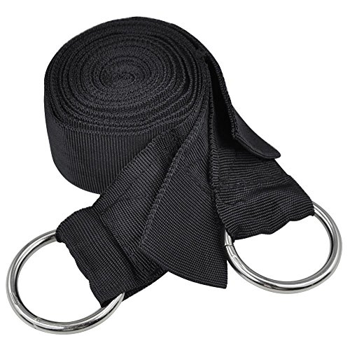 Tree Nylon Hanging Hammock Straps Kit 2" Hook S Rings 300LB Weight Capacity NEW - Thumbnail 4