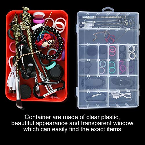 Plastic Jewelry Organizer and Storage Container Tackle Boxes Organizer