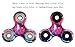 Kissbuty Tri-Spinner Fidget Toy Hand Spinner Camouflage, Stress Reducer Relieve Anxiety and Boredom Camo - Galaxy Space Nebula Pattern