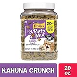 Purina Friskies Made in USA Facilities Cat Treats, Party Mix Kahuna Crunch - 20 oz. Canister